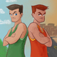 Illustration for article titled iCrash ’N’ The Boys/i gave school sports the super spin head-butt they needed